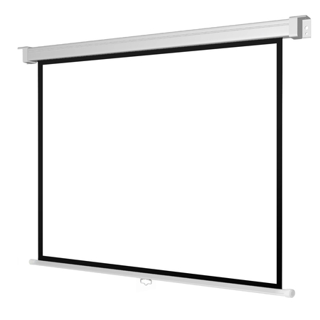 Ekran projekcyjny zwijany ręcznie 100" 4:3 biały