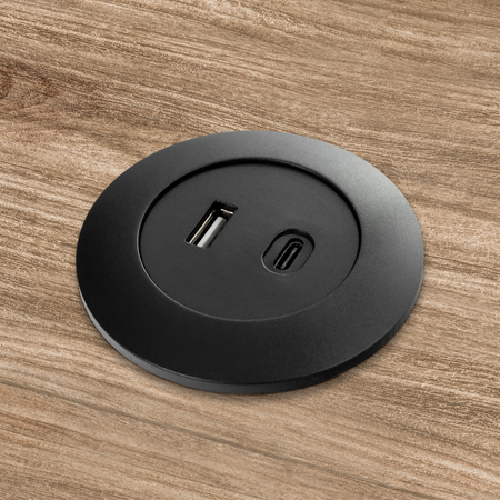 Gniazdo blatowe okrągłe Spacetronik SPS-R0D2B