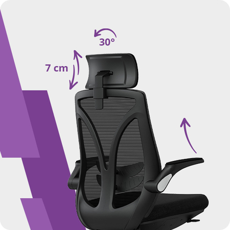 Fotel biurowy ergonomiczny Spacetronik ARIAN-10