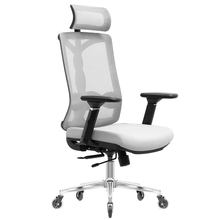 Zestaw ergonomiczny biurko Moris SPEO121 120x60 krzeslo Spiro lampa Glow D2