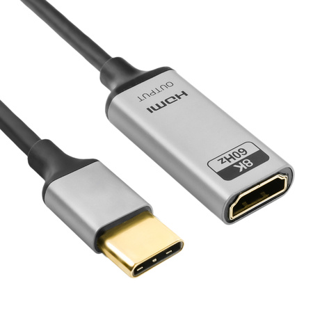 Adapter USB-C 3.1 HDMI 8K Spacetronik 02m