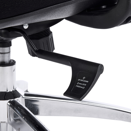 Regulowany Fotel biurowy obrotowy 4D NERO Czarny