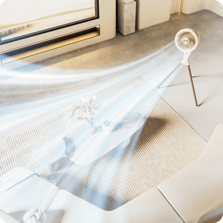 Wentylator stojący z aromaterapią Airpuff 3 biały