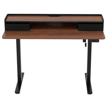 Biurko Elektryczne Regulowane SPEF133BM 120x60 z Szufladą i USB z pamięcią