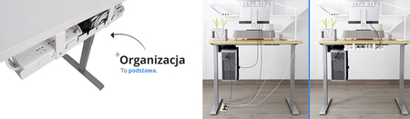 Uchwyt kablowy Spacetronik ERGOLINE SPK-520B