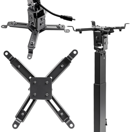 Zestaw ekran reczny uchwyt transmiter HDMI pilot prezentacyjny