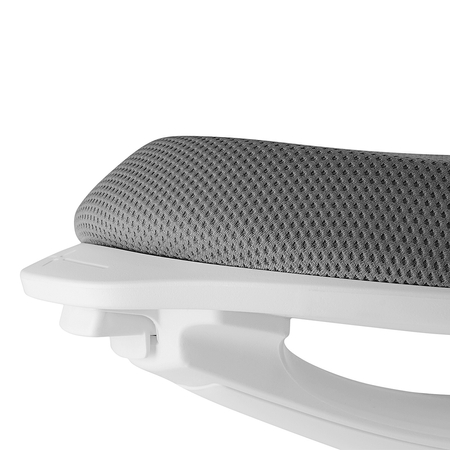 Aktywny hoker ergonomiczny Zippy (biało-szary)