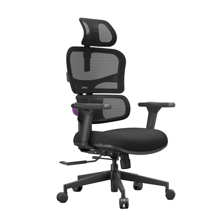 Zestaw ergonomiczny biurko manualne SPE-O113 100×60 + krzesło LUMBO 33