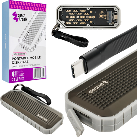 Przenośna obudowa dysku M.2 NVME/NGFF SPU-HDC02