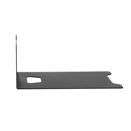 Półka metalowa czarna wisząca 12 cm Spacetronik