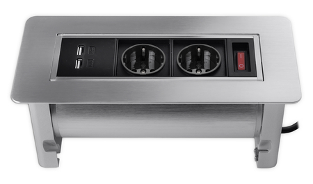 Spacetronik SPS-O24S V2 Aufputz-Drehsteckdose