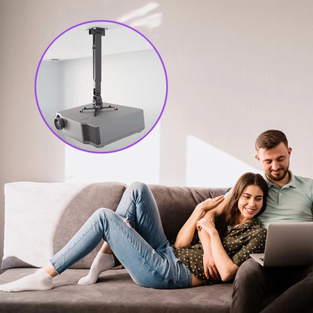 Zestaw kina 100" PRS-F04 + SPA-P01B + transmiter HDMI SPH-W21