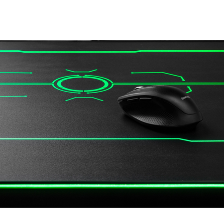 Biurko gamingowe elektryczne RGB z regulacją wysokości Spacetronik 140x70