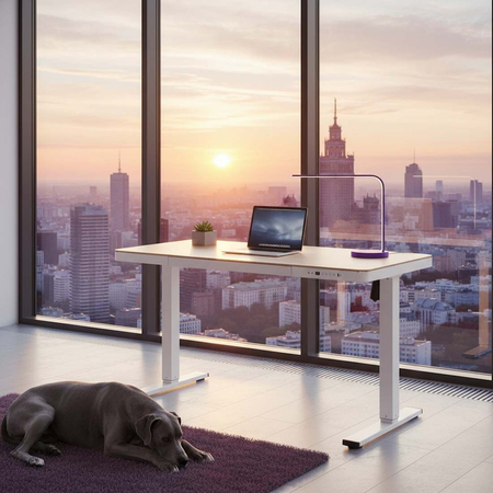 Biurko Elektryczne Spacetronik Astrid SPEB128 z Szufladą i USB