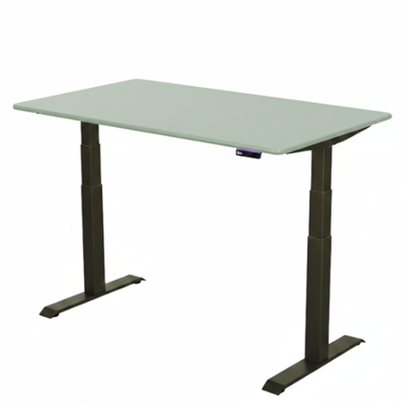Biurko regulowane Vegard elektryczne dwusilnikowe MDF zielone