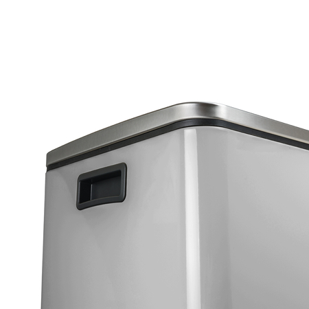 Funky Trash Can Silver Black Spacetronik Potrójny