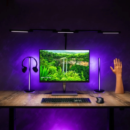 Lampa biurkowa kreślarska LED bezcieniowa Glow D2