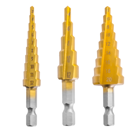 Stufenbohrer SPM-T01 3Stück