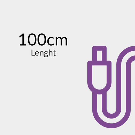 Kabel USB-C PD100/240W Spacetronik 1m biały