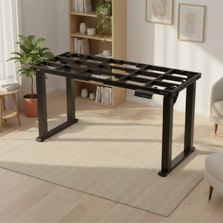 Stelaż biurka elektrycznego SPE426B 71–118 cm czarny 100kg udźwigu