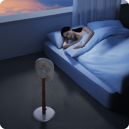 Wentylator podłogowy z jonizacją Airpuff 2 biały