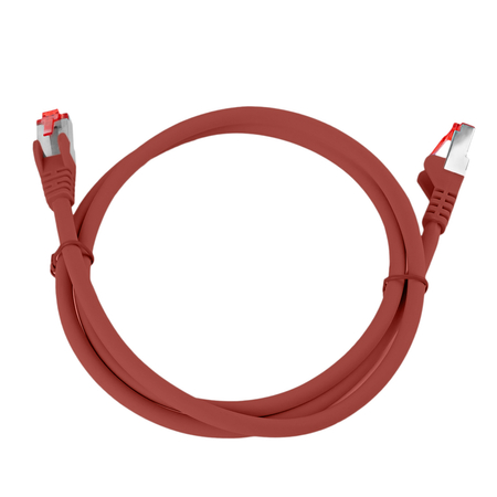 RJ45 CAT 6 S/FTP AWG27 LSZH Kabel rot 3m