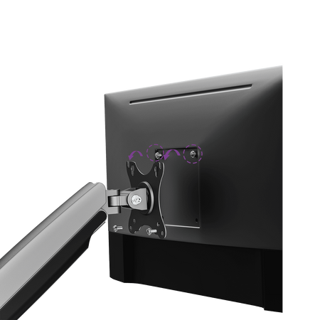 Uchwyt na 2 monitory Spacetronik SPA-S120B