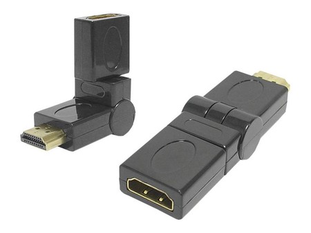 Adapter wt. HDMI - Anschluss HDMI-Winkel 180/Drehung 360