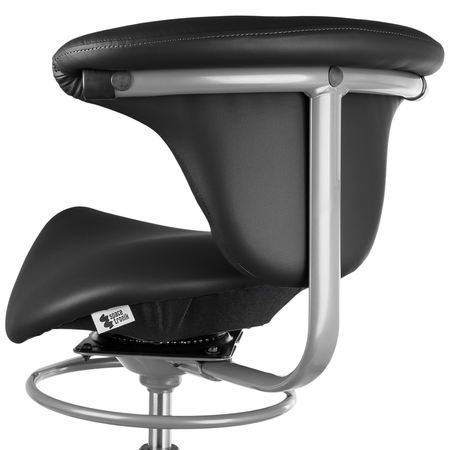 Ergonomiczny hoker regulowany SELLA 2 czarny