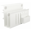 Boczny organizer do biurka na zacisk 30×30×12 cm biały SPB164W