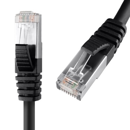 Kabel RJ45 CAT8 S/FTP AWG26 CU LSZH czarny 1.5m