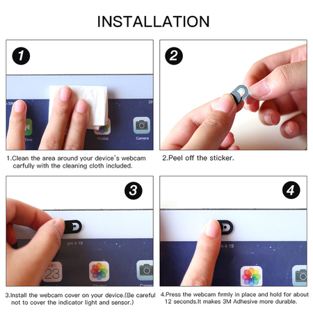 Zaślepka osłonka do kamery laptopa 3szt. SPM-T06