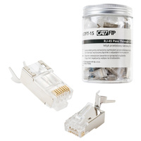 Wtyk RJ45 przelotowy kat7 FTP PT-RJ457FT-15 50 szt