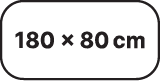 180x80 Zaokrąglone