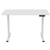 Biurko Elektryczne Białe 100x60 SPEO125WW Kompaktowe i Stylowe