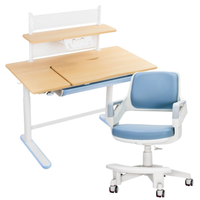 Zestaw dla dziecka regulowane biurko 112×60 z półką + ergonomiczne krzesło Spacetronik XD