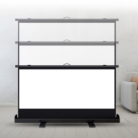 Ekran Projekcyjny Podłogowy Rozwijany 100" 4k 4:3