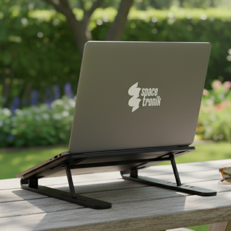 Składana Regulowana Podstawka pod Laptopa SPP106B czarny