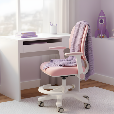 Krzesło dziecięce Spacetronik SPC-XD-19P Różowe