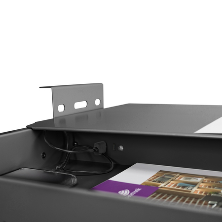 Under-Desk Storage Drawer Shelf USB Large Black