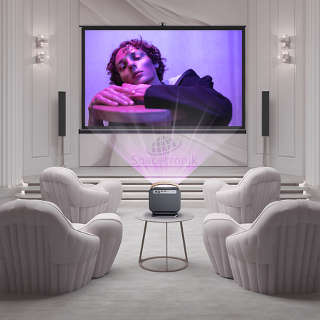 Ekran Projekcyjny ze Statywem 60" 4K Spacetronik