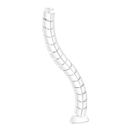 Spacetronik SPK-03S 80c silberne Kabelführung