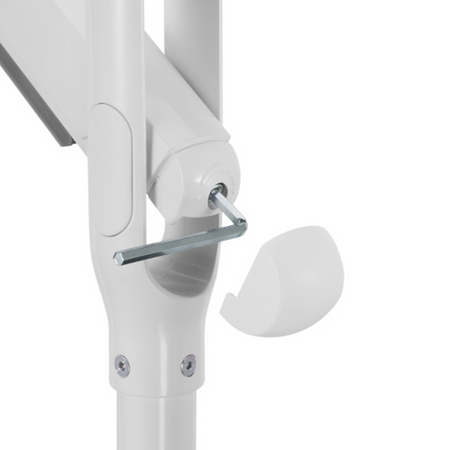 Mobilny stojak na monitor TV SPE-T01W 10kg, biały