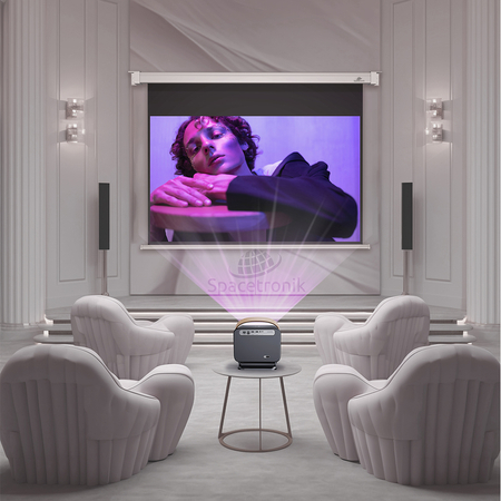 Elektrische Wandprojektionswand 84" 16:9