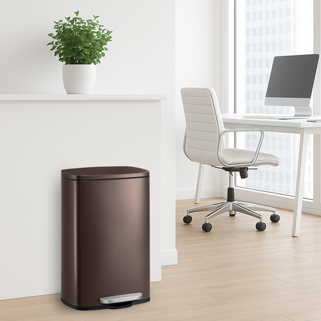 Funky Trash Can Brown Black Spacetronik Pojedynczy