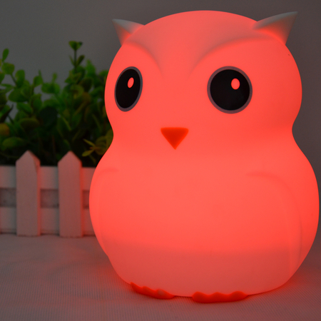 Duża Sowa Lampka Nocna RGB USB-C Pilot SP-LN01XL