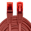 Kabel RJ45 CAT 6 U/UTP AWG24 czerwony 10m