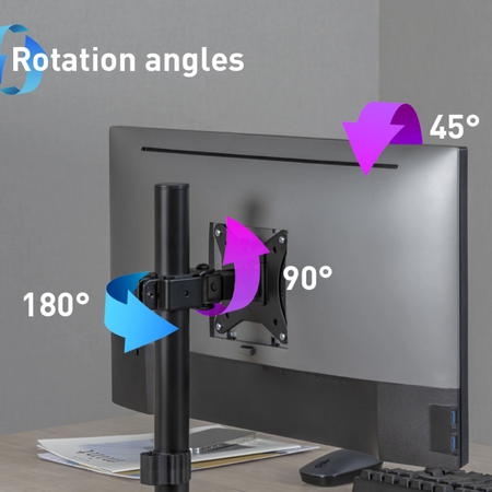 Zestaw ergonomiczny uchwyt monitor laptop lampa Glow adapter