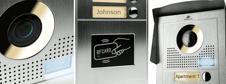 Zestaw wideodomofonowy czterorodzinny 4.3"