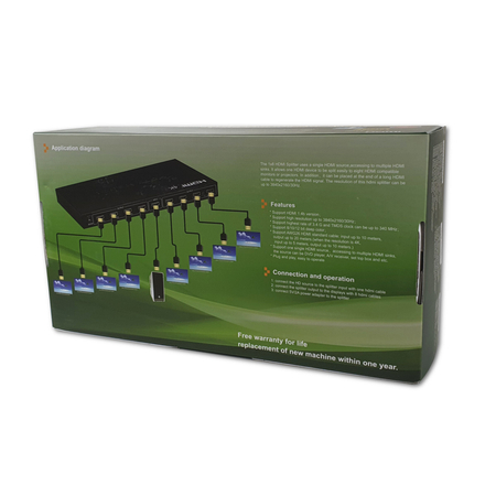 Spacetronik HDMI 1/8 Verteiler SPH-RS108_V14